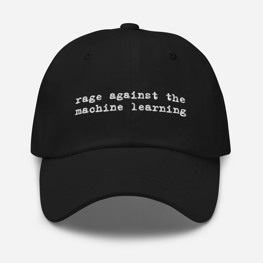 rage against the machine learning dad hat