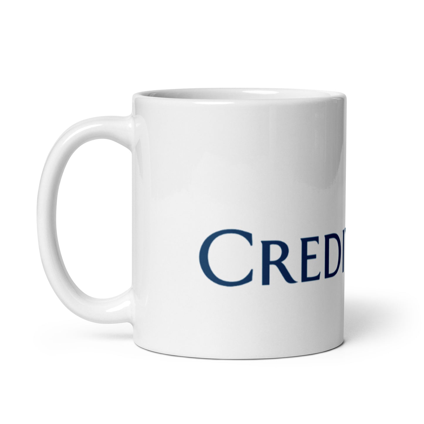 Credit Sus white mug