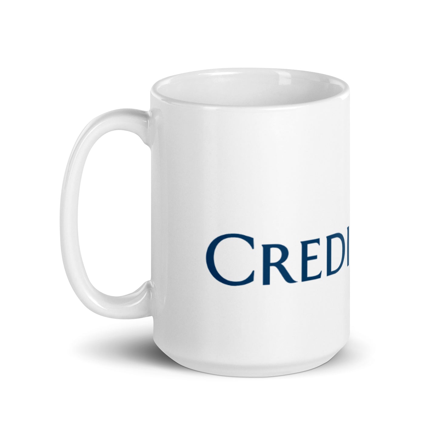 Credit Sus white mug